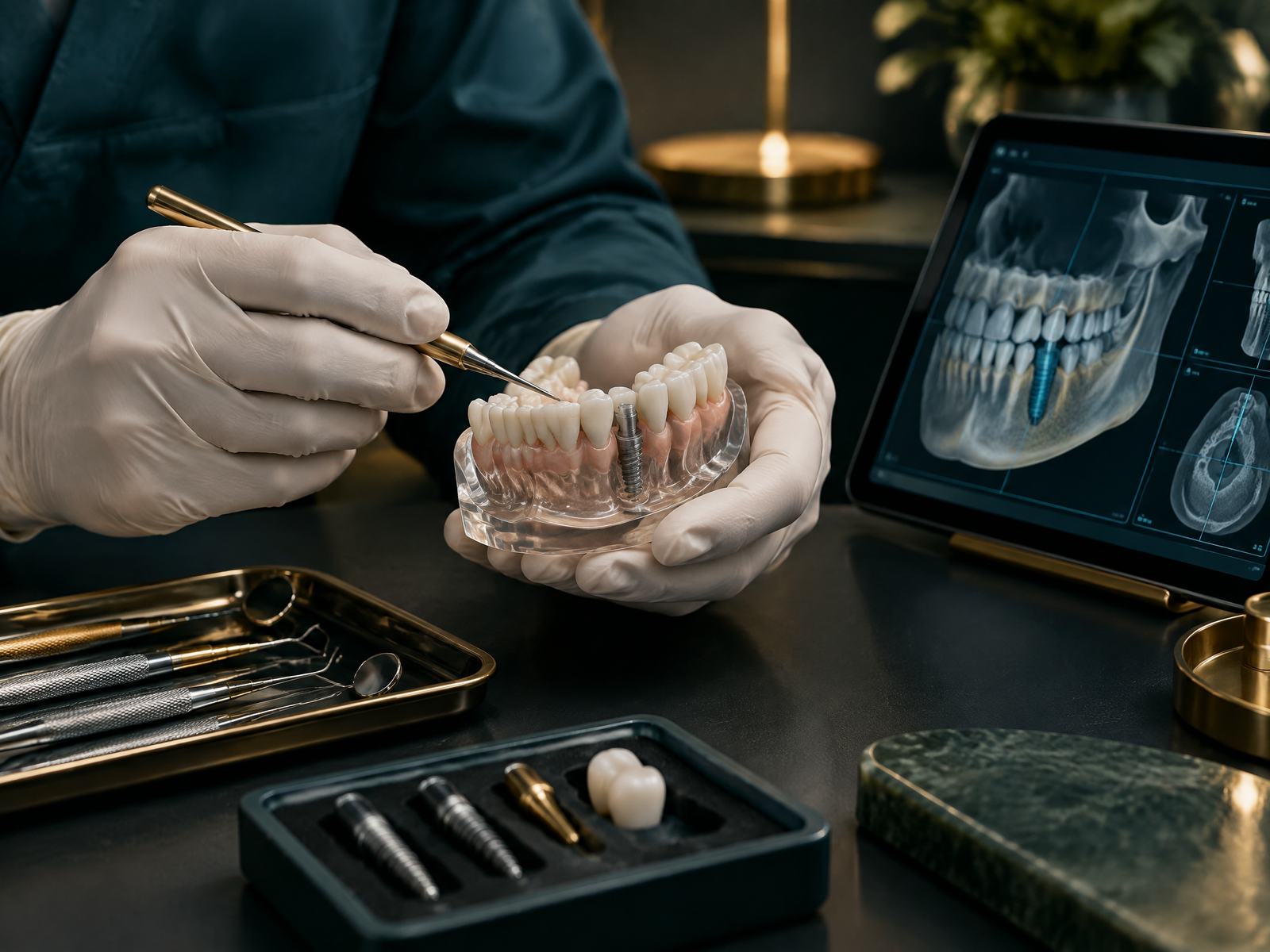 Comfortable dental implant care